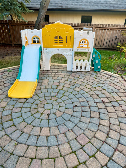 Gymax 10 in 1 Toddler Slide Set