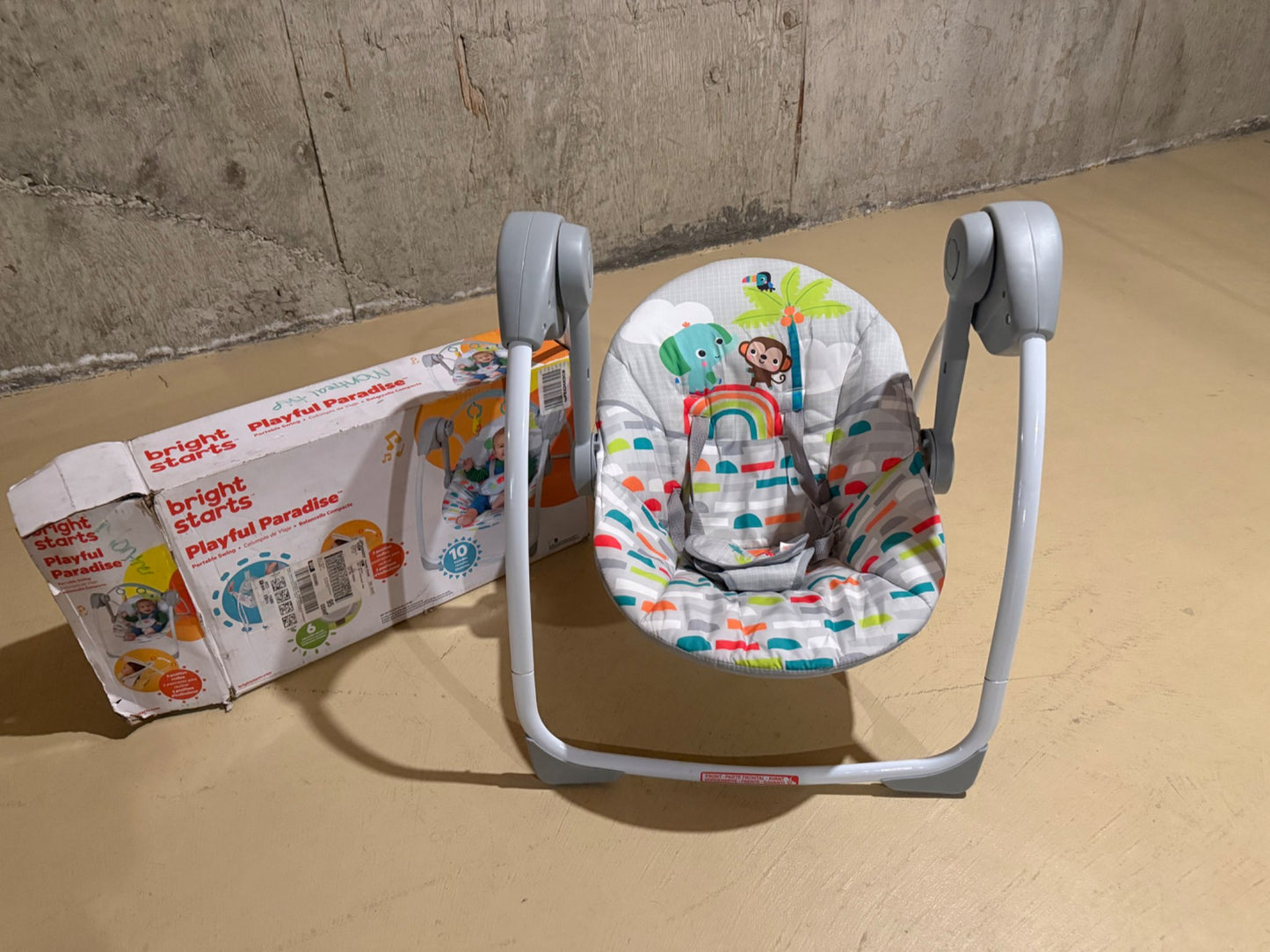 Bright Starts Playful Paradise Portable Swing