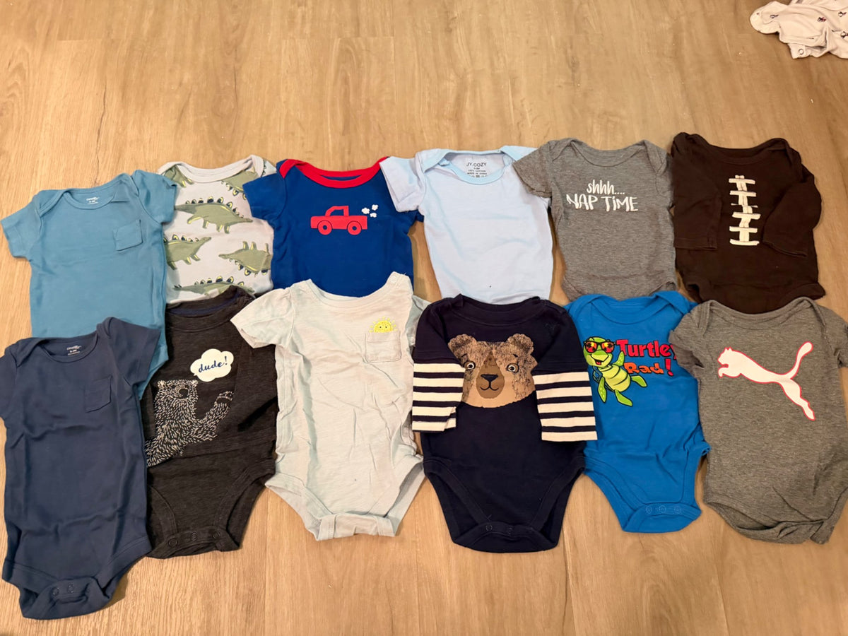 12 Piece Bundle , Kids 3 Month (0-3M)