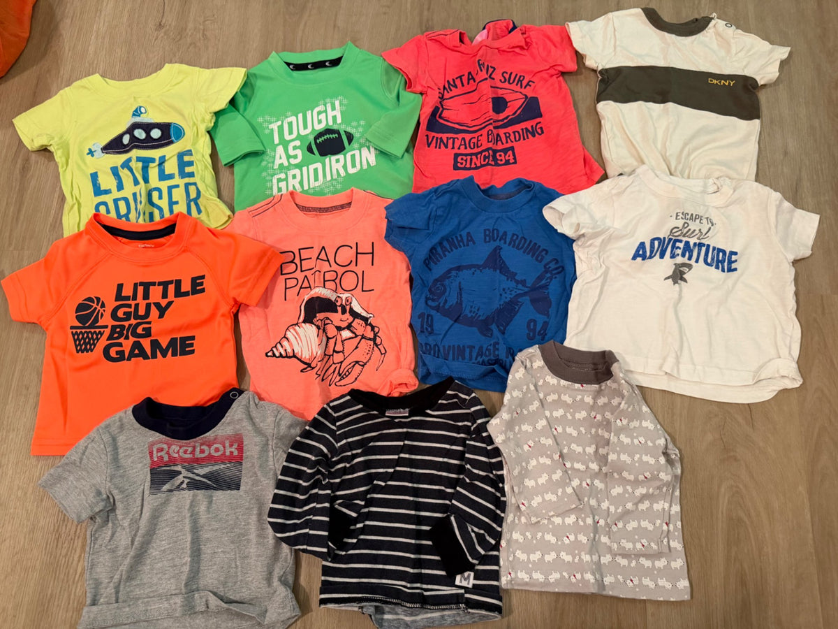 0-3 Month Shirt Bundle , Kids 3 Month (0-3M)