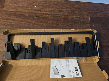 Modern Black Skyline Flip-Down Wall Coat Rack Hooks NIB | Umbra Style Cityscape