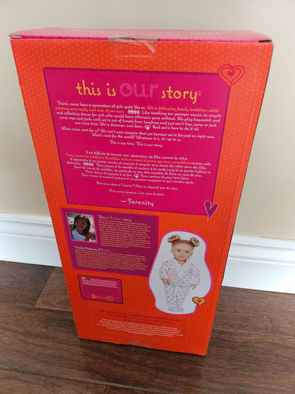 Our Generation Serenity 18-Inch Doll in Pajamas | Brand New in Box