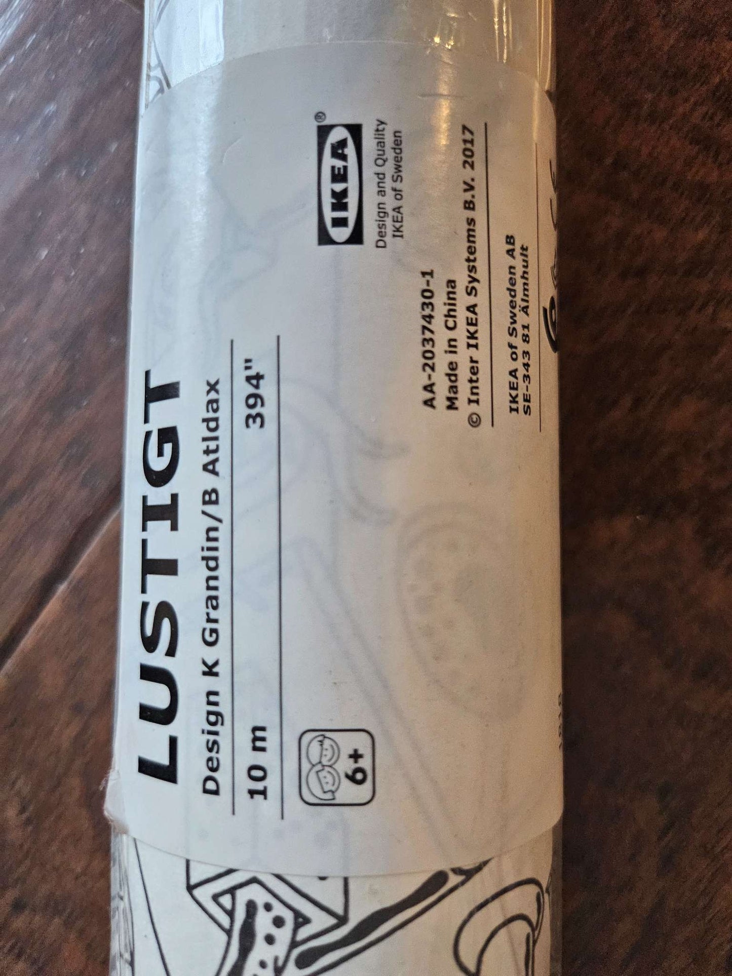 IKEA LUSTIGT Coloring Paper Roll