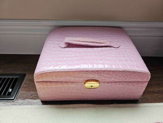 NEW Pink Jewelry Organizer Box