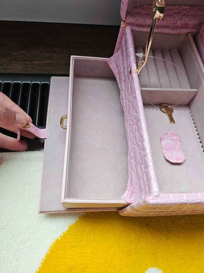 NEW Pink Jewelry Organizer Box
