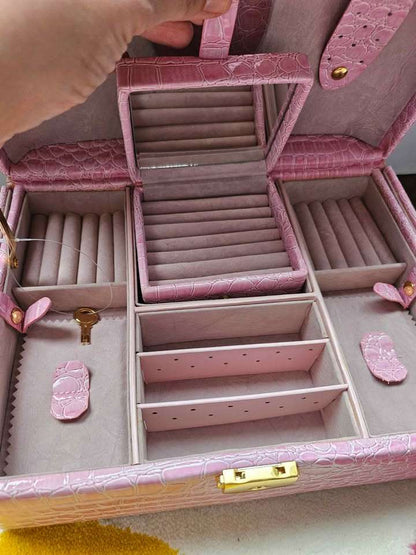NEW Pink Jewelry Organizer Box