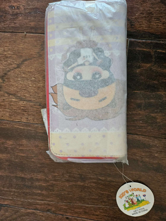 Cute Anime/Kawaii Girl Pastel Long Zip-Around Wallet NWT