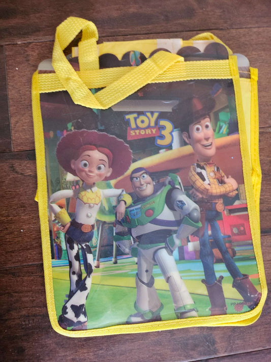 Disney Toy Story 3 Small Reusable Tote Bag | Yellow Handle Snack Tote