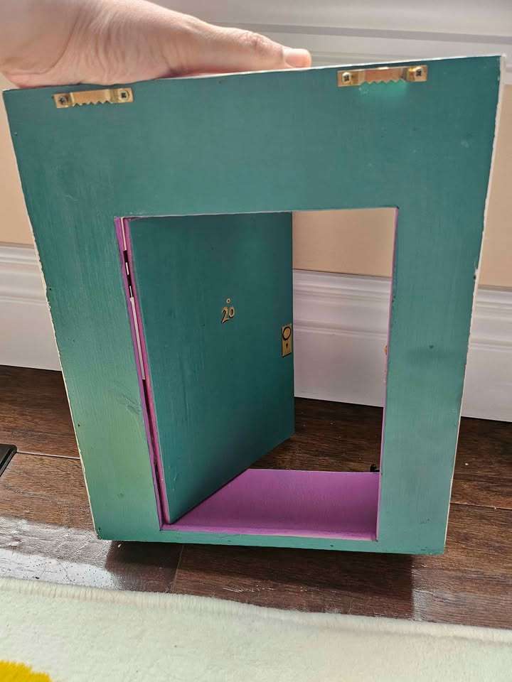 Handmade 3D FRIENDS TV Show Key Holder Shadowbox - Opening Monica's Door