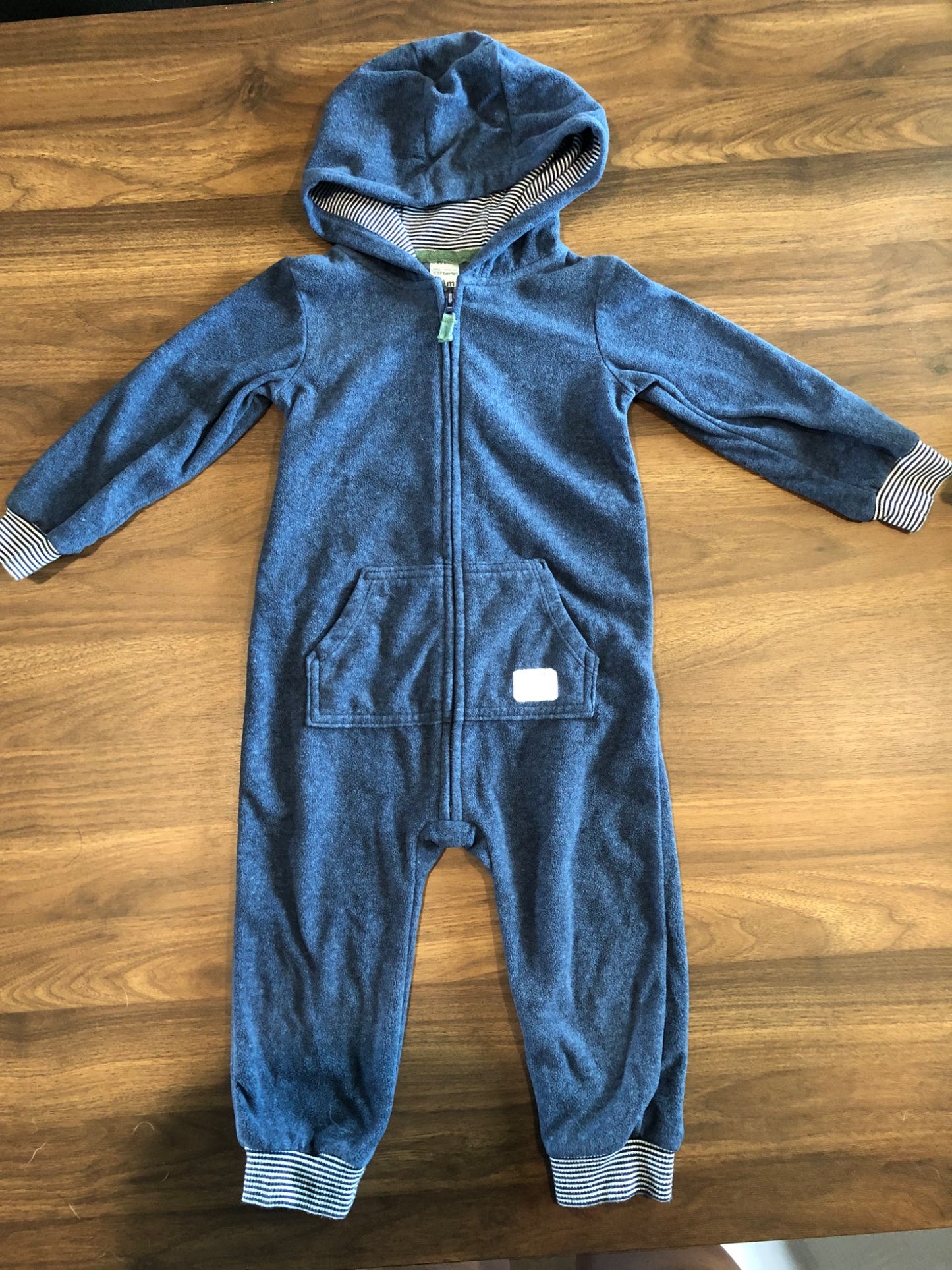 Toddler Fleece Bunting Suit, Blue, 18-24M, Kids 24 Month (18-24M)