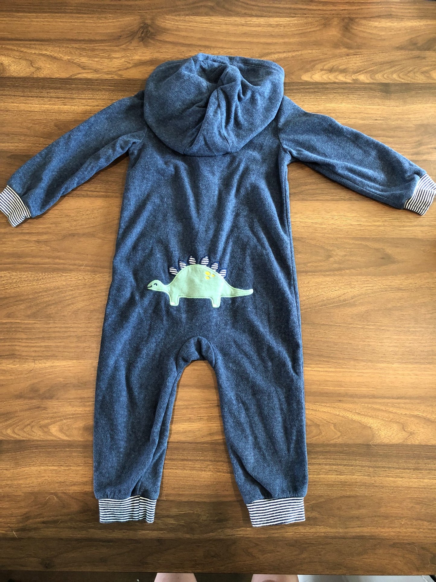 Toddler Fleece Bunting Suit, Blue, 18-24M, Kids 24 Month (18-24M)