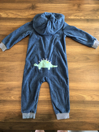 Toddler Fleece Bunting Suit, Blue, 18-24M, Kids 24 Month (18-24M)