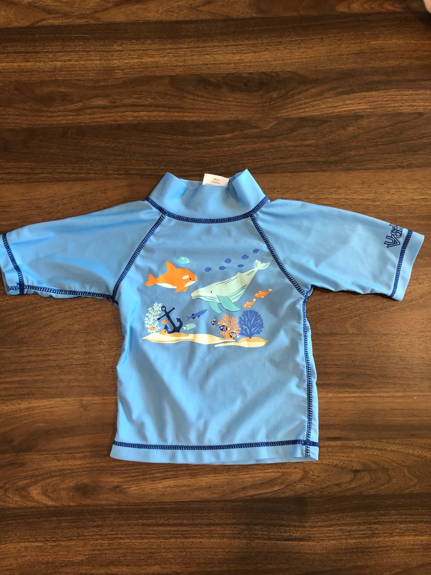 Toddler Swim Shirt Rash Guard, 2T, Kids 2T