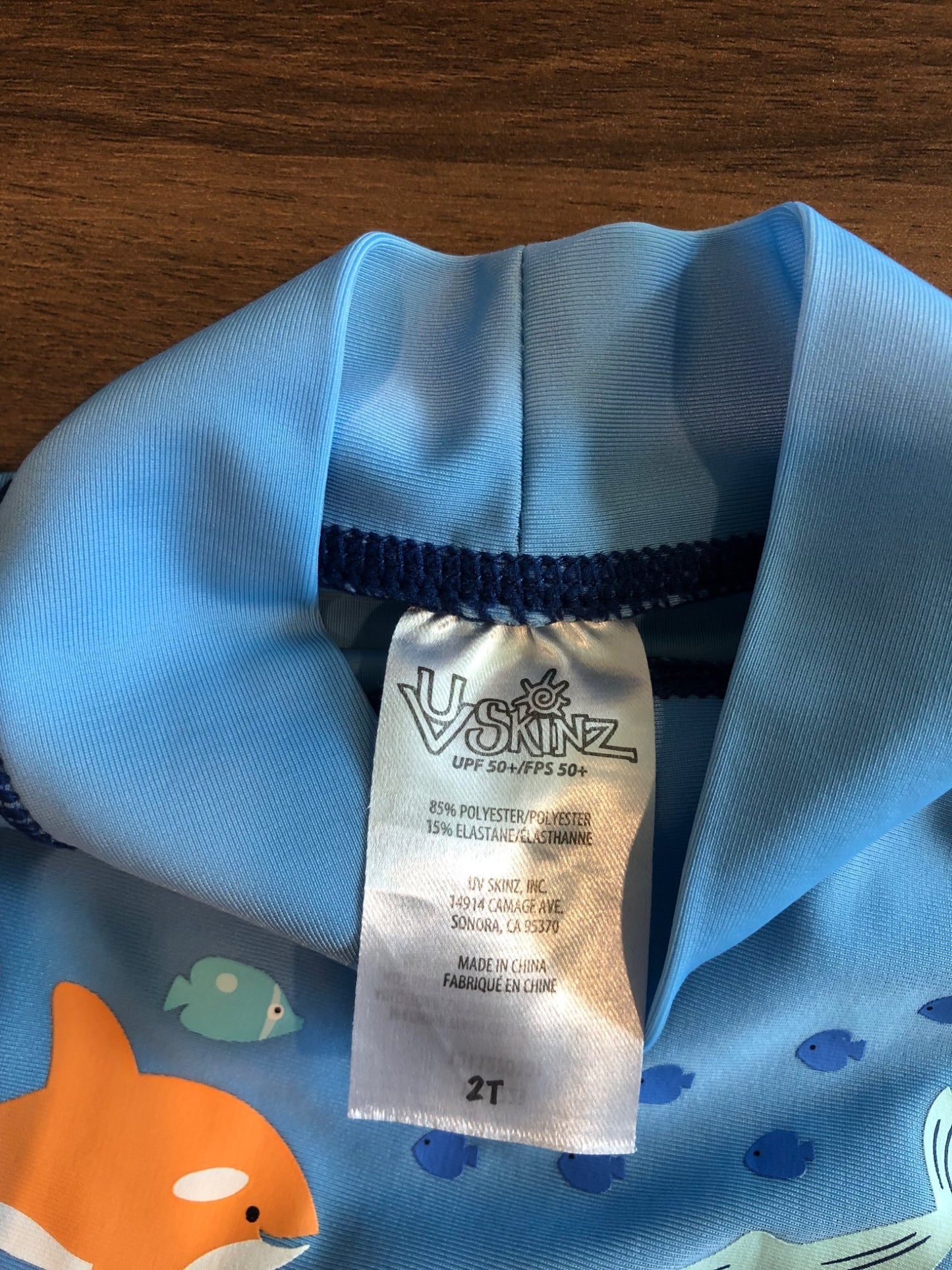 Toddler Swim Shirt Rash Guard, 2T, Kids 2T