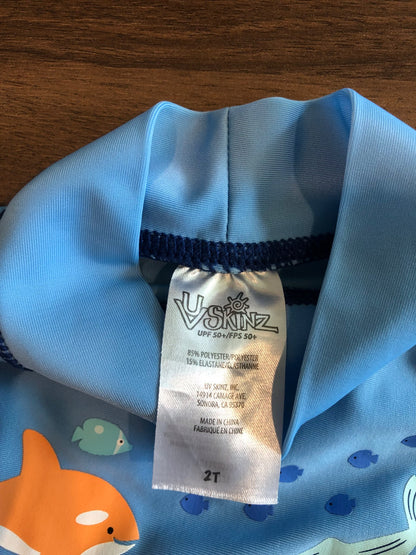 Toddler Swim Shirt Rash Guard, 2T, Kids 2T