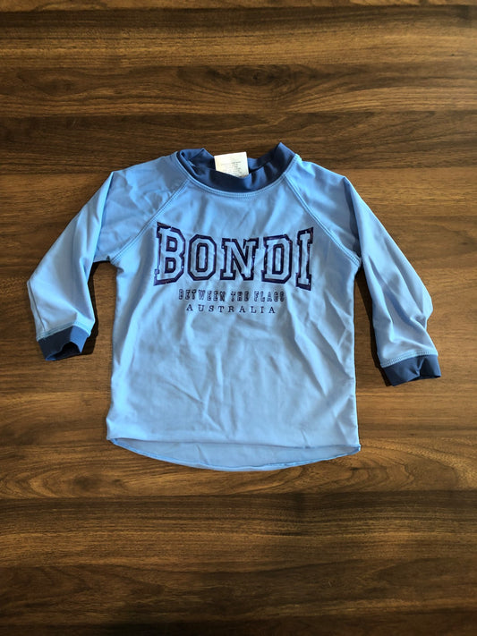 Toddler Long Sleeve Swim Shirt Rash Guard, 2T, Kids 2T