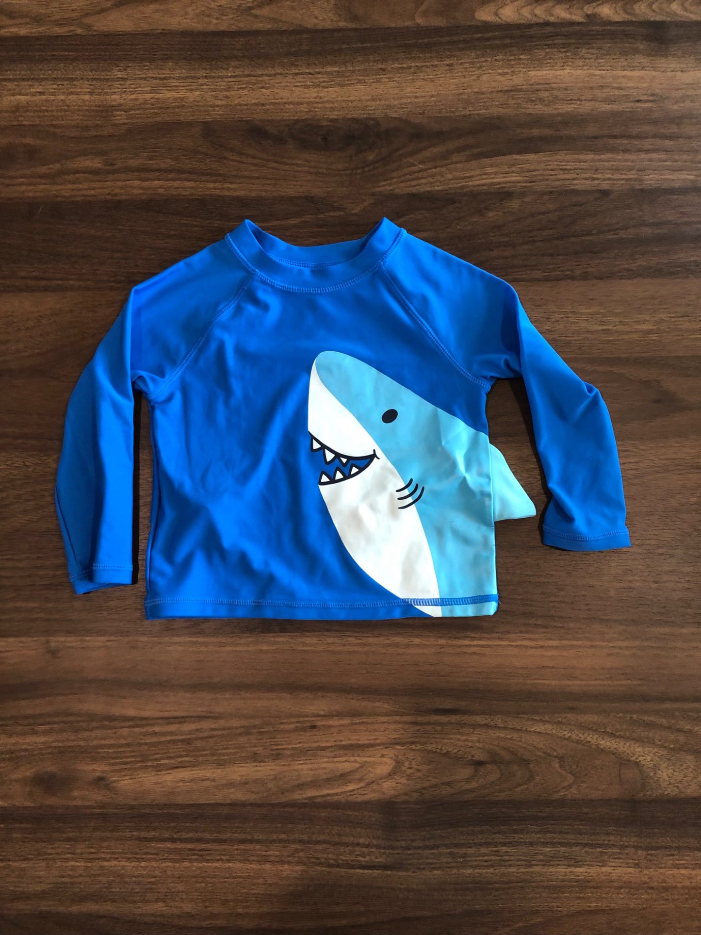 Toddler Long Sleeve Swim Shirt Rash Guard, 12-18M, Kids 18 Month (12-18M)