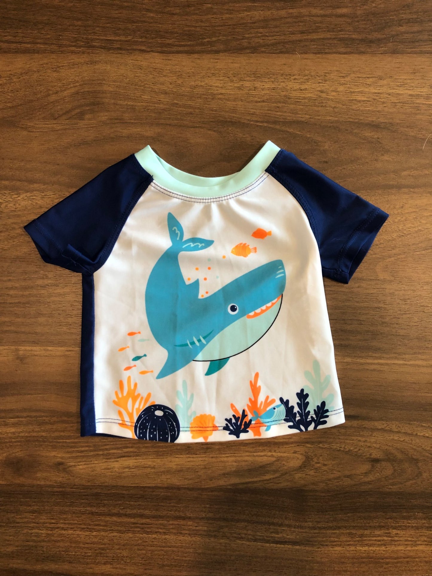 Baby Boy Swim Shirt Rash Guard, 3-6M, Kids 6 Month (3-6M)