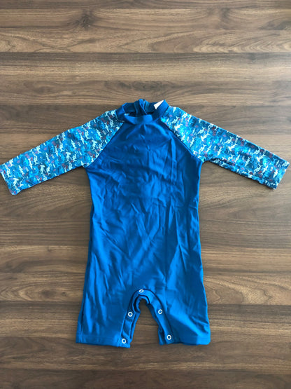 Toddler Long Sleeve Swim Suit , 24-36M/3T, Kids 3T