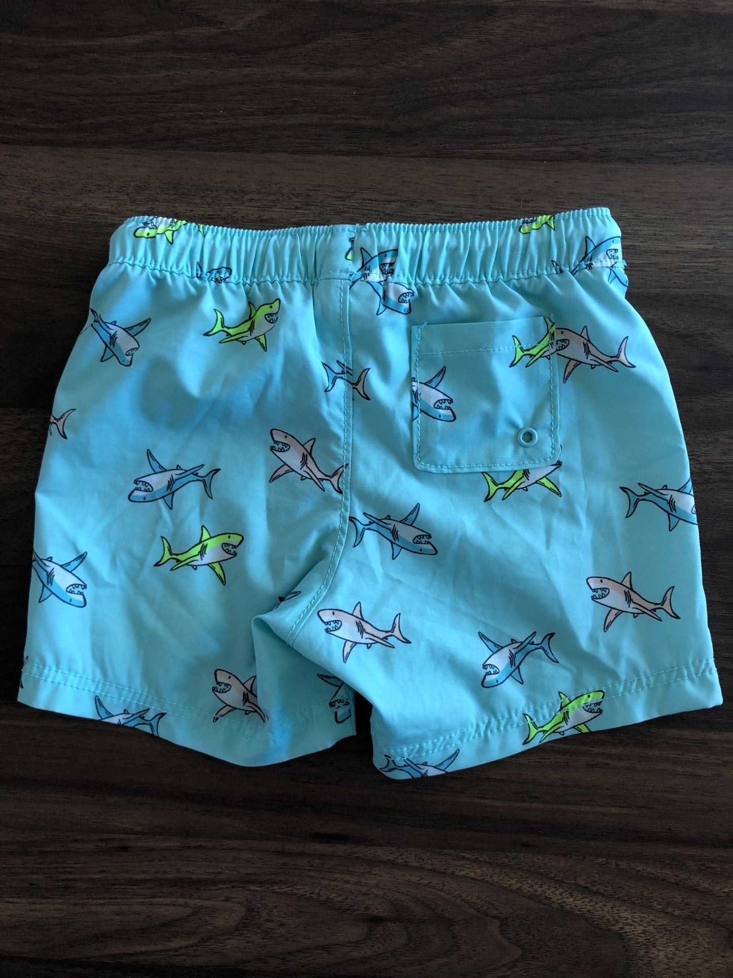 Toddler Boy Swim Shorts, Shark print, 18-24M, Kids 24 Month (18-24M)