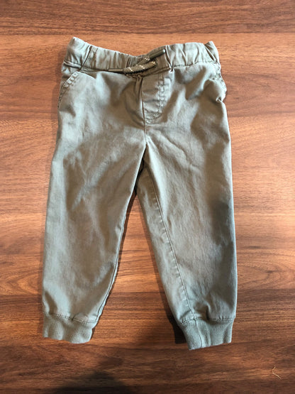 Toddler Boy Pants, Moss Green, 24M, Kids 24 Month (18-24M)