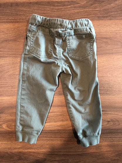 Toddler Boy Pants, Moss Green, 24M, Kids 24 Month (18-24M)