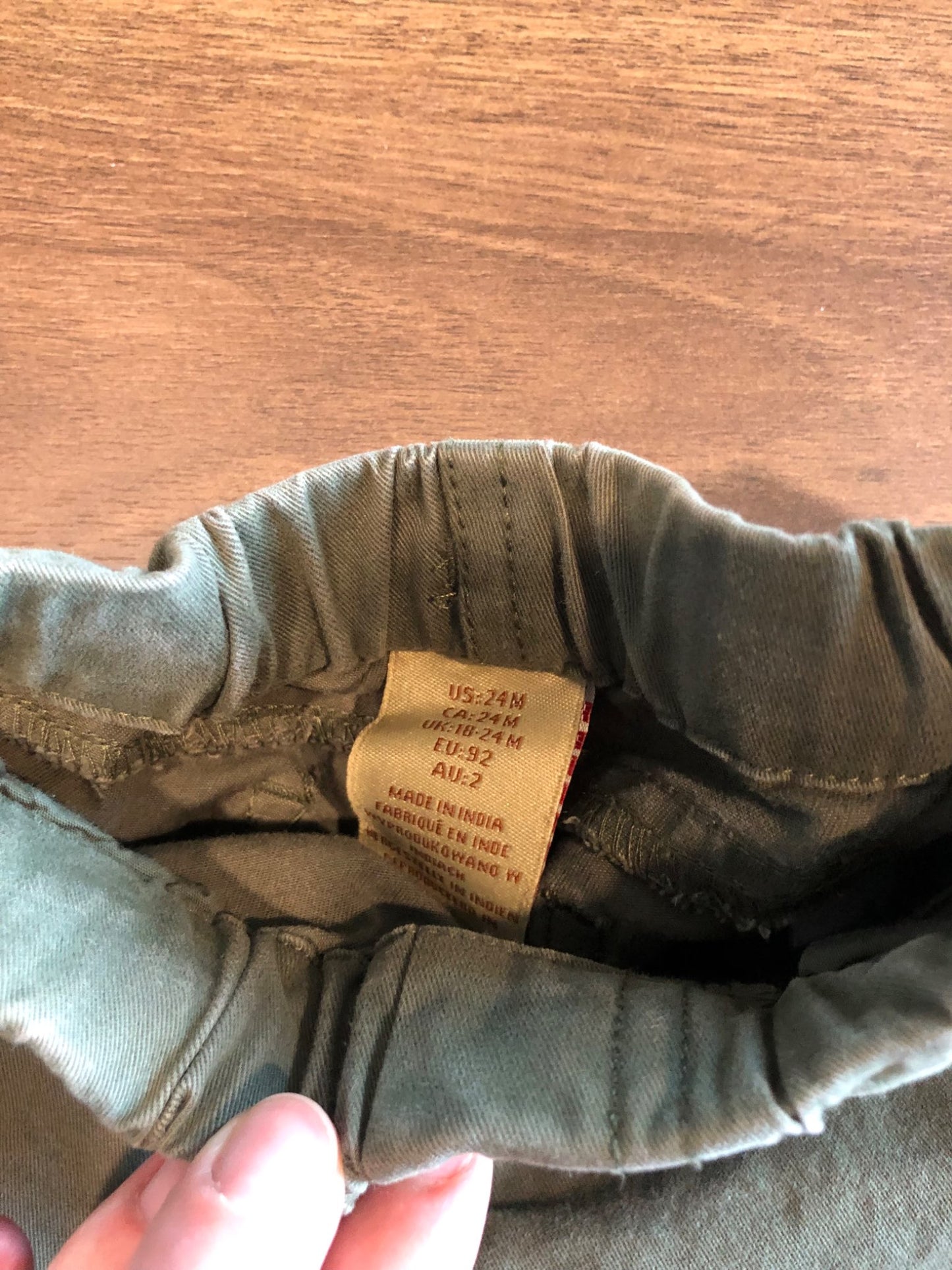 Toddler Boy Pants, Moss Green, 24M, Kids 24 Month (18-24M)