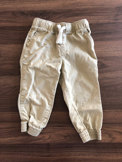 Toddler Boy Khaki Pants, Jogger Style, 2T, Kids 2T