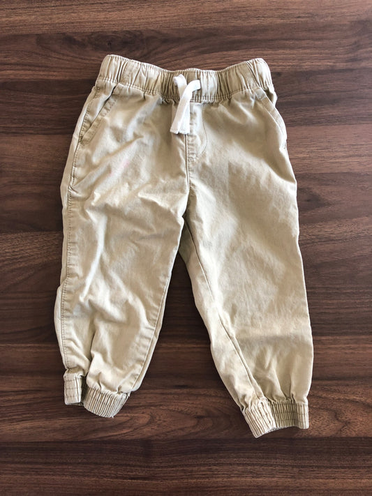 Toddler Boy Khaki Pants, Jogger Style, 2T, Kids 2T