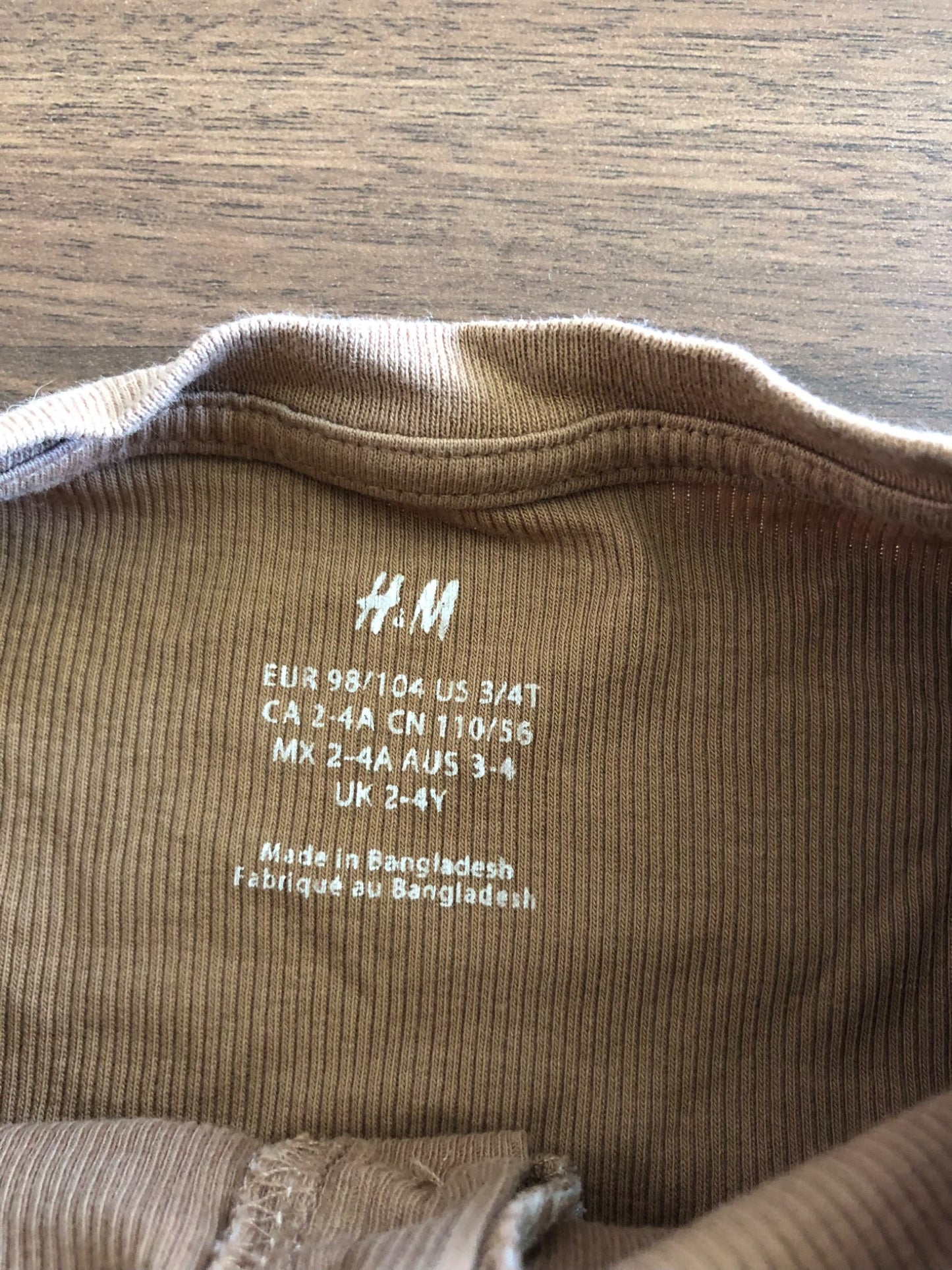 H&M Toddler Boy Ribbed Long Sleeve Henley Shirt Bundle, 2 pieces, 2-4T, Kids 2T
