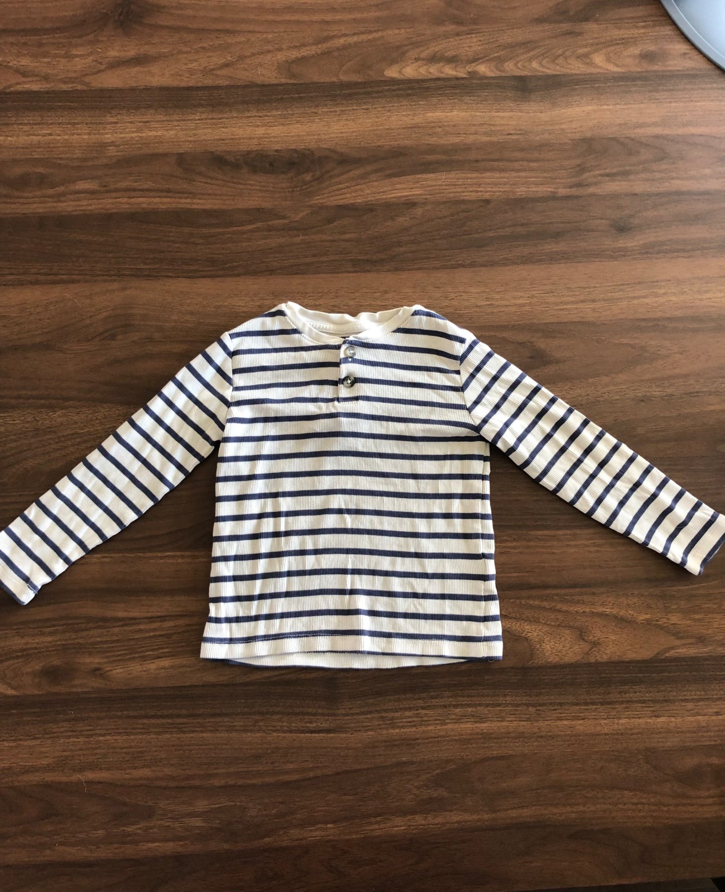 H&M Toddler Boy Ribbed Long Sleeve Henley Shirt Bundle, 2 pieces, 2-4T, Kids 2T