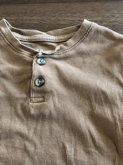 H&M Toddler Boy Ribbed Long Sleeve Henley Shirt Bundle, 2 pieces, 2-4T, Kids 2T