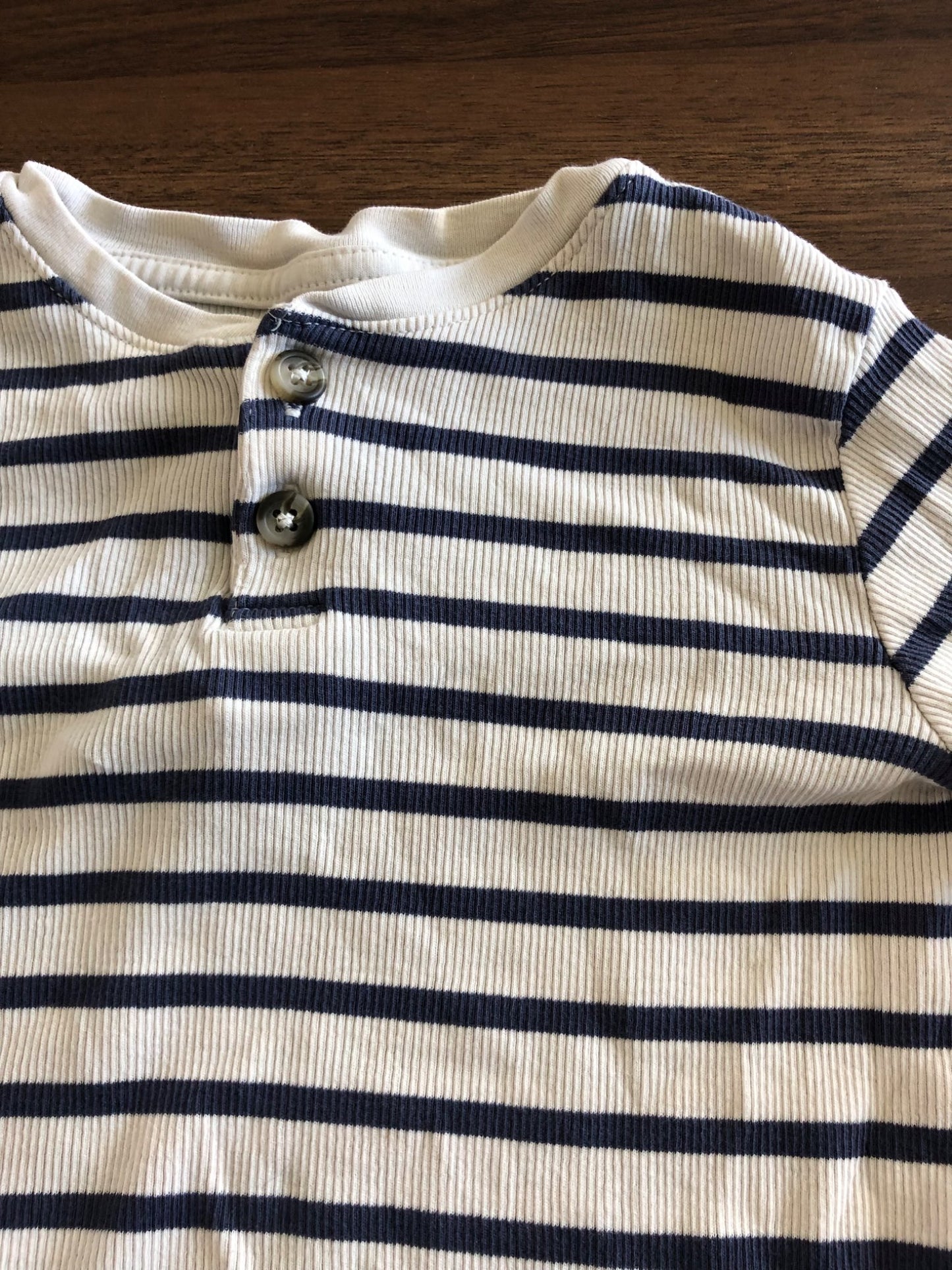 H&M Toddler Boy Ribbed Long Sleeve Henley Shirt Bundle, 2 pieces, 2-4T, Kids 2T