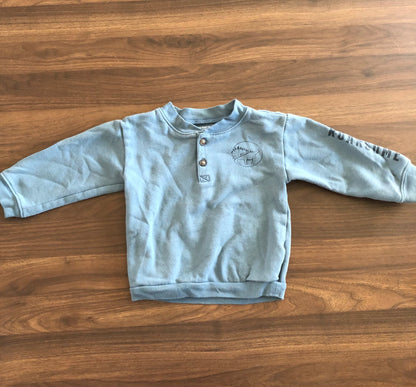 Toddler Boy Dino Crewneck Hoodie, 2T, Kids 2T