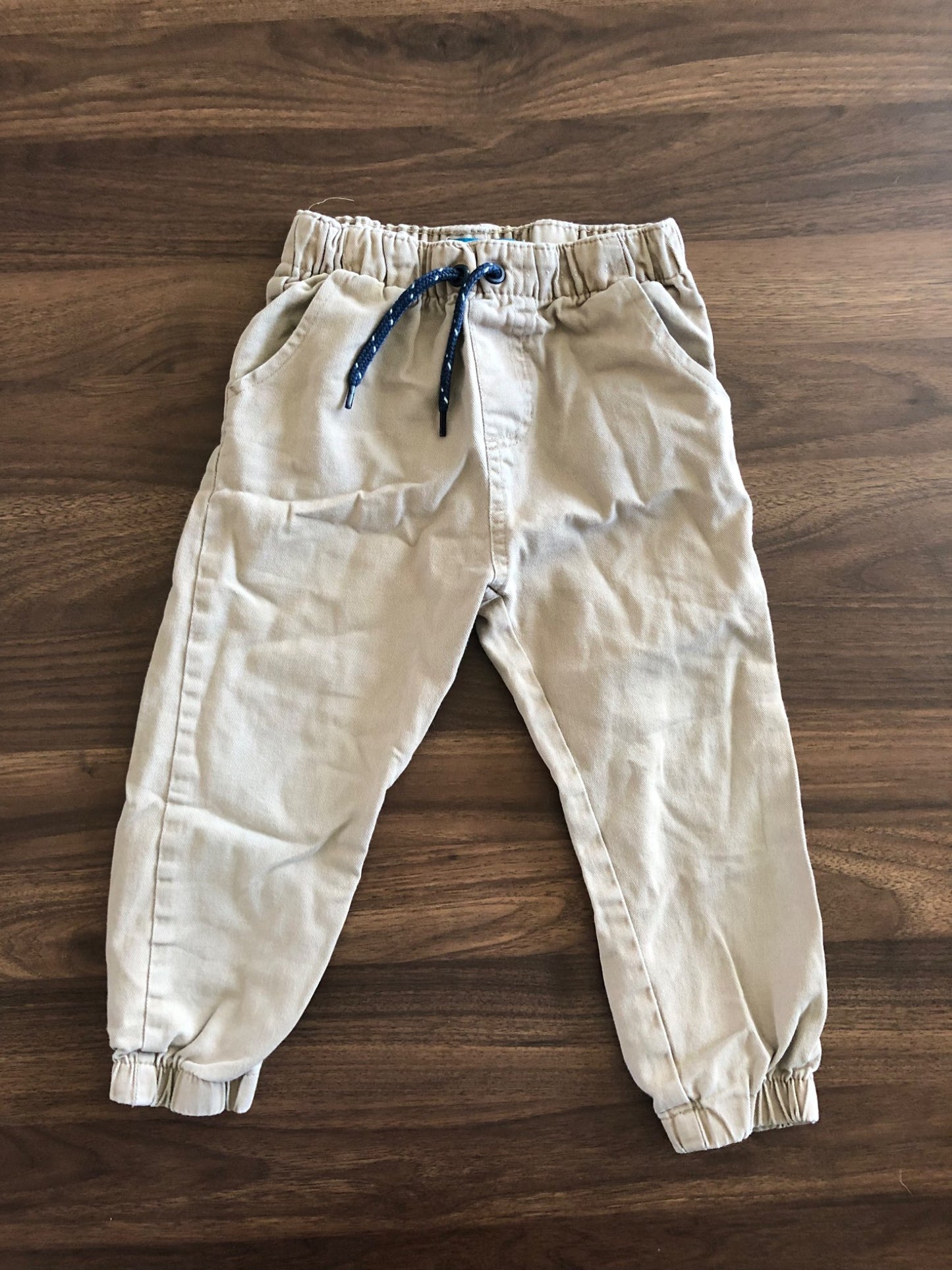 Toddler Boy Khaki Pants, Jogger Style, 18M, Kids 18 Month (12-18M)