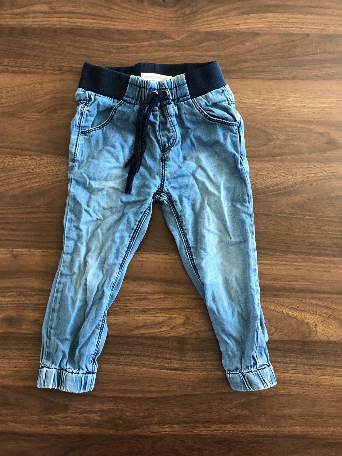 Toddler Boy Denim Colored Jogger Pants, 2T, Kids 2T