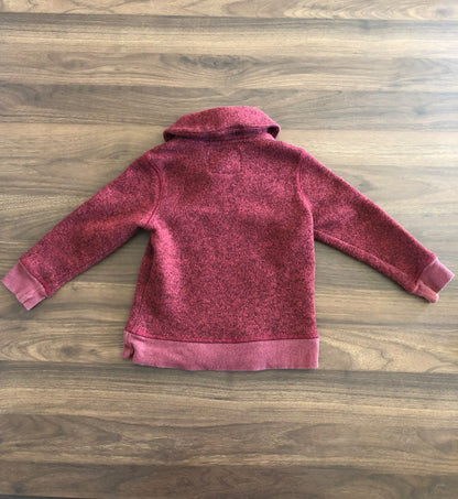 Toddler Burgundy Fleece Pullover Sweater, 3T, Kids 3T