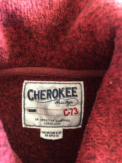 Toddler Burgundy Fleece Pullover Sweater, 3T, Kids 3T