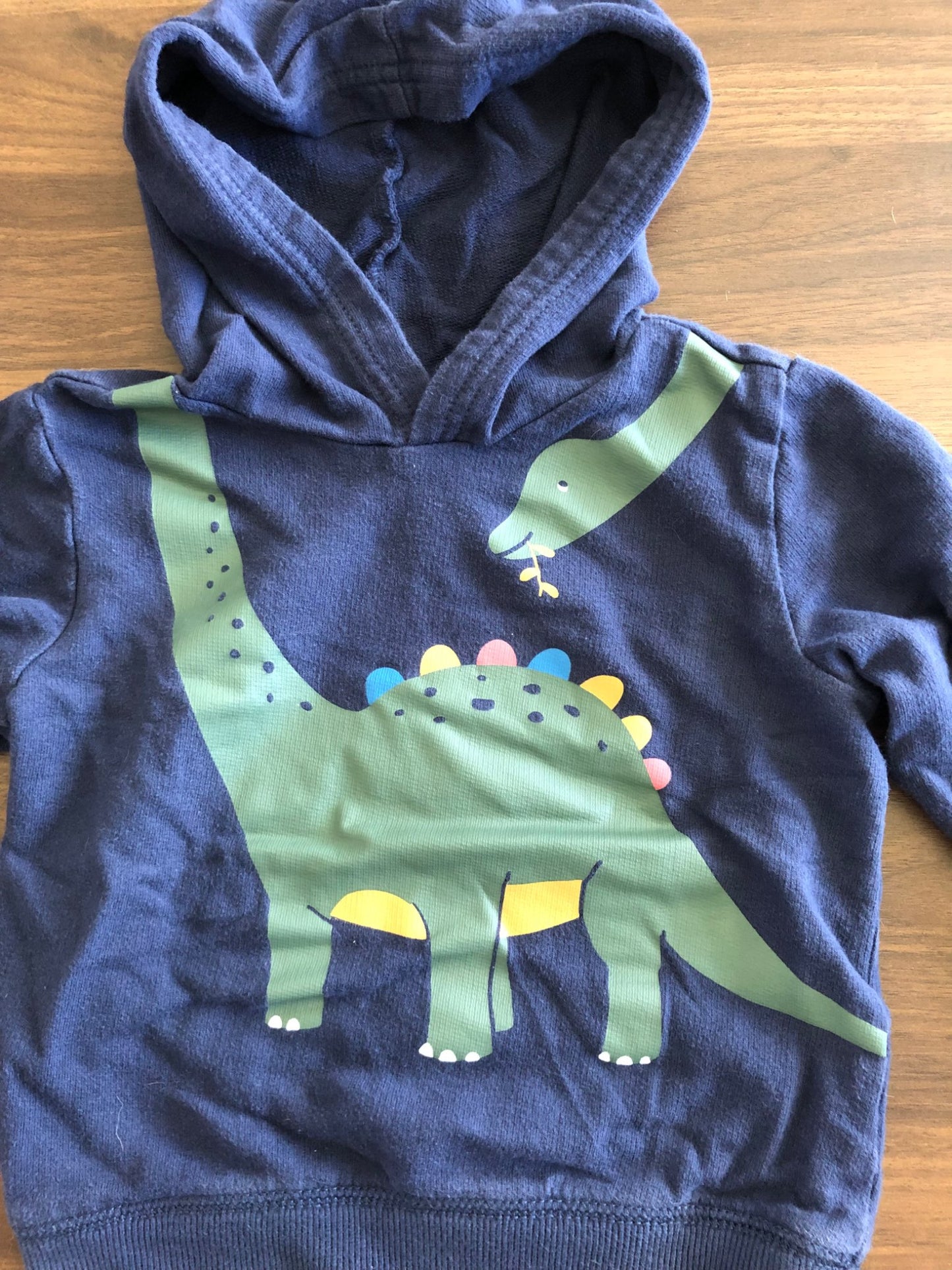 Toddler Dino Print Hoodie, 24M, Kids 24 Month (18-24M)