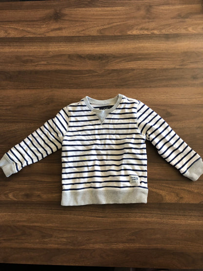 Toddler Striped Pullover Crewneck, Kids 3T