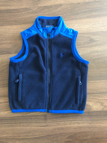 Ralph Lauren Zip up Fleece Vest, 2T, Kids 2T