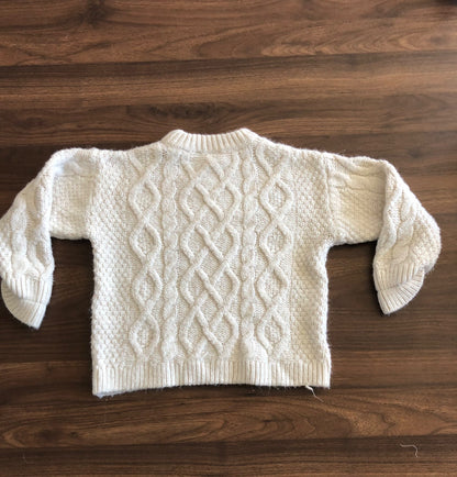 Zara Toddler Cable Knit Sweater, 4T, Kids 4/4T