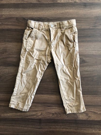 Toddler Brown Dress Pant/Everyday Pant, 2T, Kids 2T