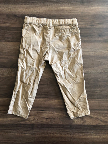 Toddler Brown Dress Pant/Everyday Pant, 2T, Kids 2T