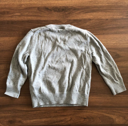 Gap Toddler Boy V-neck Grey Sweater, 2T, Kids 2T