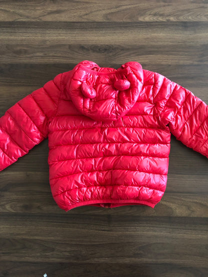 Toddler Red Winter Puffer Jacket, Size 4T (120), Kids 4/4T
