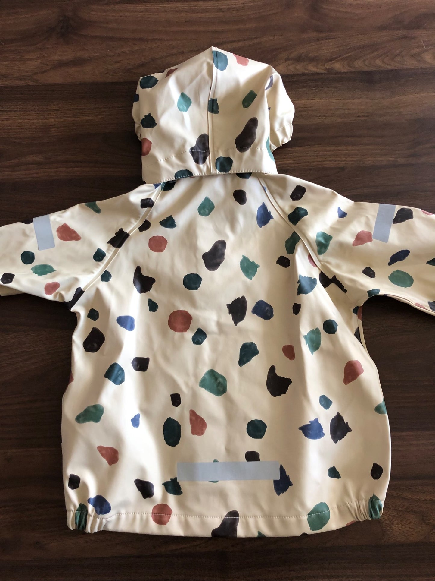 Toddler Rain Jacket, Detachable Hood, Reflective Details, 2T, Kids 2T