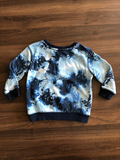 Toddler Tie-Dye Crewneck Hoodie, 2T, Kids 2T