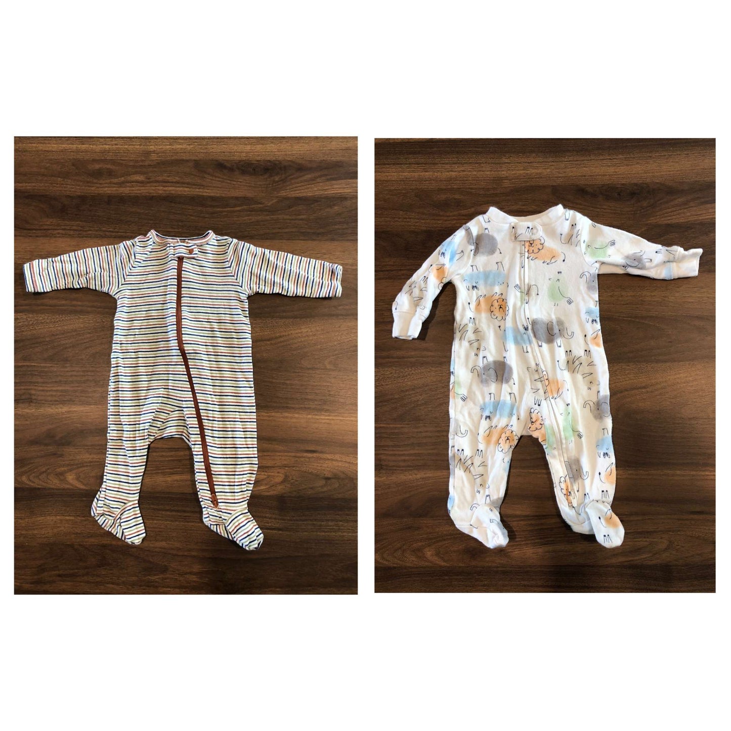 Carter's Zipper Onsie Bundle, 0-3M, Kids 3 Month (0-3M)