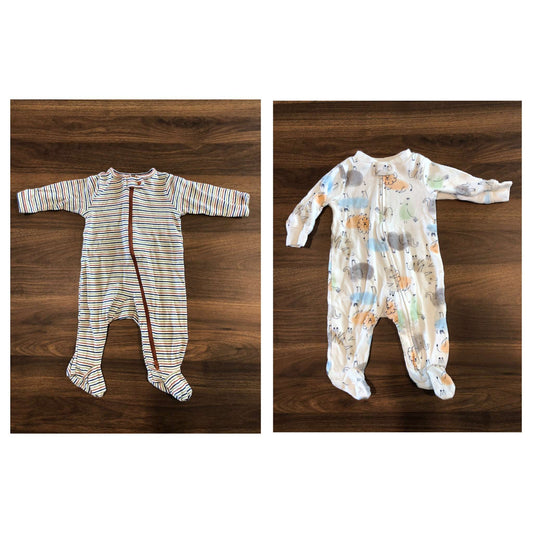 Carter's Zipper Onsie Bundle, 0-3M, Kids 3 Month (0-3M)